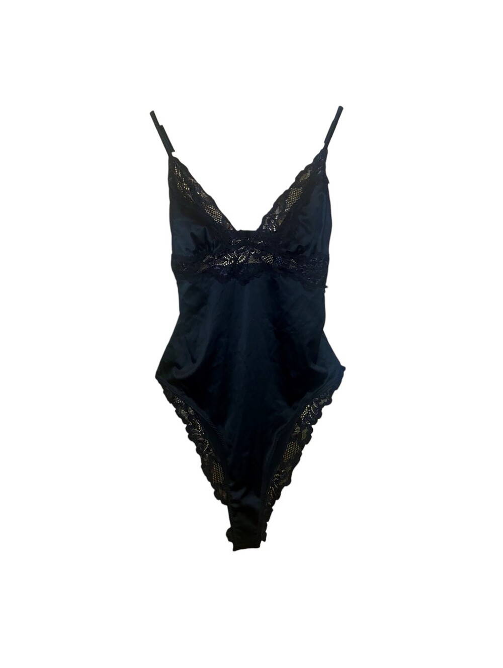 Zara Lingerie Satin Effect Bodysuit